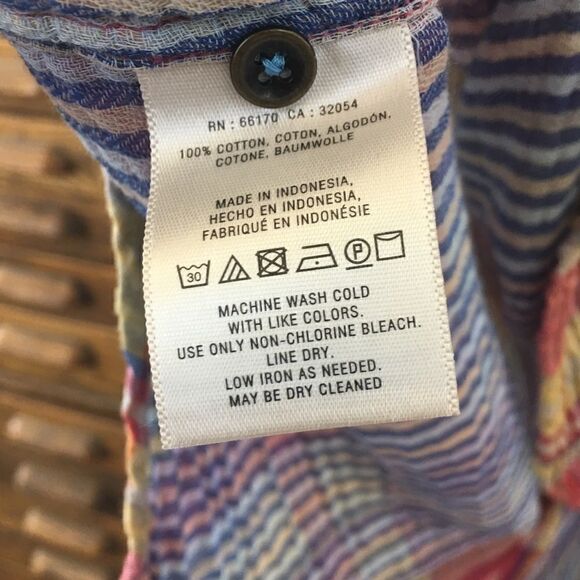 Anthro | HOLDING HORSES Orange Plaid Button Down | - Picture 6 of 6